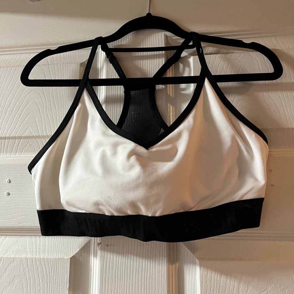 Pink Victoria secret sports bra